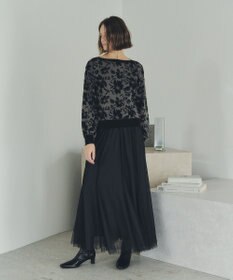 YECCA VECCA レイヤードチュールマーメイドスカート