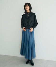 YECCA VECCA レイヤードチュールマーメイドスカート