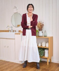 WEGO 【WEB限定/2025年秋冬新作//洗濯OK/毛玉レス/MLXLサイズ展開/オフィス/カジュアル】ベーシックニットカーディガン