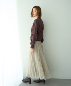 YECCA VECCA レイヤードチュールマーメイドスカート