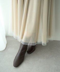 YECCA VECCA レイヤードチュールマーメイドスカート