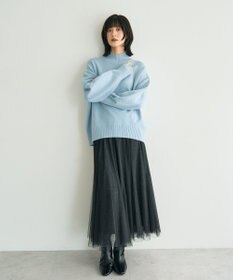 YECCA VECCA レイヤードチュールマーメイドスカート