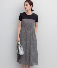 組曲 メランジレノクロス ドッキングワンピース ブラック系7