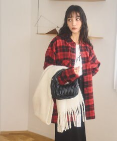 WEGO 【ユニセックス着用ITEM/SMLサイズ展開】チェックネルシャツ
