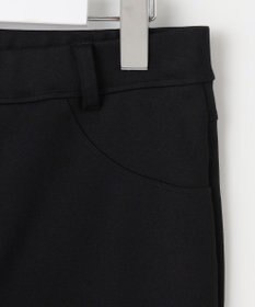 自由区 L 【WEB限定・17号サイズまで展開・洗える】コットンナイロンモクロディー レギンスパンツ