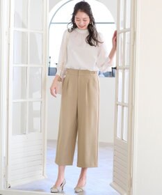 ANY SIS S 【洗える】フェイクパールストライプ ブラウス