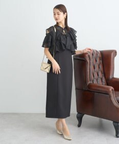 earth music&ecology SET2点フリルボレロ＋ナローワンピース