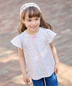 ANY KIDS 小花柄 プリント Tシャツ