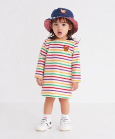 MIKI HOUSE HOT BISCUITS 【46-54cm】 ロゴデニムクロッシェ