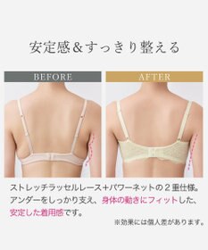 BRADELIS New York 【BRADELIS New York】ノンワイヤーブラ25A2 補正下着 ブラジャー 脇高設計 谷間メイク