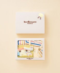 MIKI HOUSE HOT BISCUITS カバーオール＆ローカットソックスギフトセット【BOX付き】