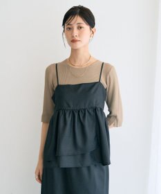 YECCA VECCA シャイニーオーバーキャミ