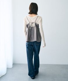 YECCA VECCA シャイニーオーバーキャミ