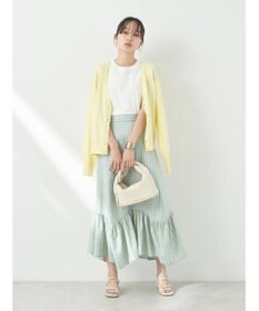 earth music&ecology イレヘムチェックスカート