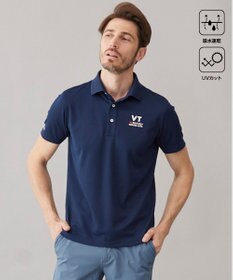 23区GOLF 【MEN】【吸水速乾/UVケア】ＹＥＬＬ柄ジャガード ポロシャツ