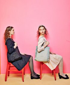 TOCCA 【大人百花掲載】【A4サイズ対応・折りたたみ可】TRIM WAVES SUBBAG サブバッグ