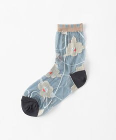 TRICOTE ツバキ柄ソックス