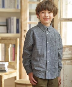J.PRESS KIDS 【140-170cm】オックス チェックシャツ