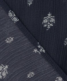 23区 【SLOW/一部店舗限定】クレープ フラワープリント ブラウス