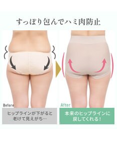 BRADELIS New York 【BRADELIS NewYork peace】シルク混素肌しっとりDailyショーツ26 ブラデリス 補正下着 深め