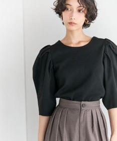 #Newans 【セレモニーにも】パフスリーブニット