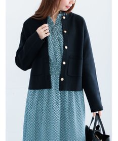 Te chichi ミラノリブポケットクルーカーディガン