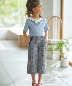 組曲 KIDS 【110-140cm】ギンガム パンツ