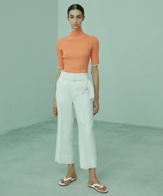 BEIGE， LAUREL / ワイドクロップドパンツ