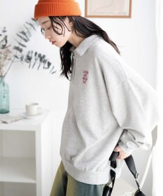 WEGO ハーフジップBIGスウェット