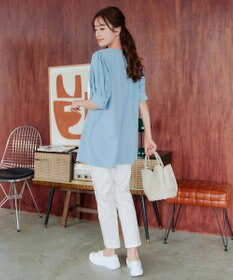 Tiaclasse 【新色追加・洗える】アンクルテーパードパンツ