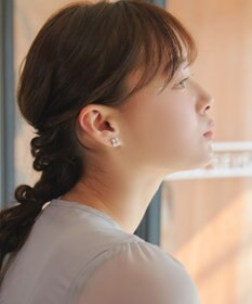 Tiaclasse 【金属アレルギー対応】パールクロスピアス・イヤリング