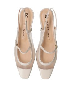 INTER-CHAUSSURES 【FABIO RUSCONI】ワンストラップネットバックバンドパンプス