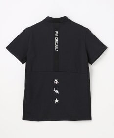 PW CIRCULUS 【WOMEN】メッシュコンビ モックネックT ゴルフウェア レディース