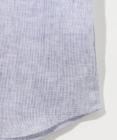 JOSEPH ABBOUD 【麻100％・軽い・涼しい】 モイスチャーリネンバンドカラーシャツ