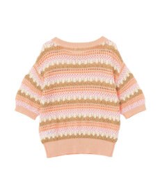 AMERICAN HOLIC マルチボーダー配色ニット