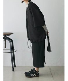 Green Parks AnriettMusee フロントジップジャガードブルゾン