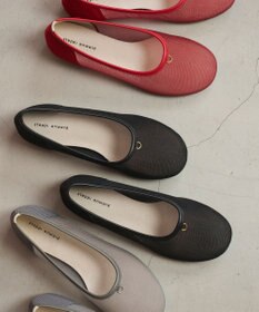 steppi メタル シースルー ラウンド パンプス