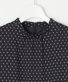 J.PRESS LADIES L 【洗える】ジオメトリックプリント ワンピース