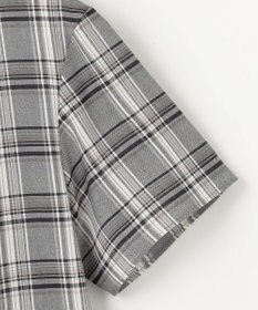 J.PRESS LADIES L シアーストライプ&チェック カットソー