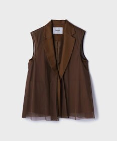 GRACE CONTINENTAL チュールオーバーベスト