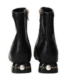 Bridget Birkin 【Bridget Birkin】パールチェーンヒールストレッチショートブーツ