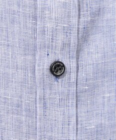 JOSEPH ABBOUD 【麻100％・軽い・涼しい】 モイスチャーリネンバンドカラーシャツ