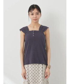 earth music&ecology リブフレンチタンクトップ