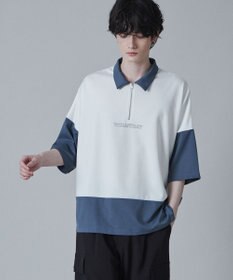 WEGO ドルマンポンチハーフジップT（S）