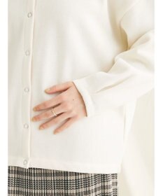 CRAFT STANDARD BOUTIQUE 裏起毛リングドットカーディガン