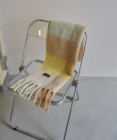 AMERICAN HOLIC シャギーチェックＢＩＧマフラー