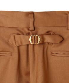 J.PRESS MEN 【J.PRESS ORIGINALS】Wool Satin Stretch New Piped Stem Slacks / Japan Made