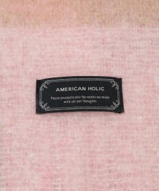 AMERICAN HOLIC シャギーチェックＢＩＧマフラー