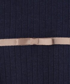 組曲 KIDS 【150-160㎝】バイカラーニットソー ワンピース