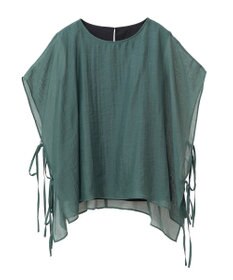 YECCA VECCA サイドリボンシアーレイヤードプルオーバー